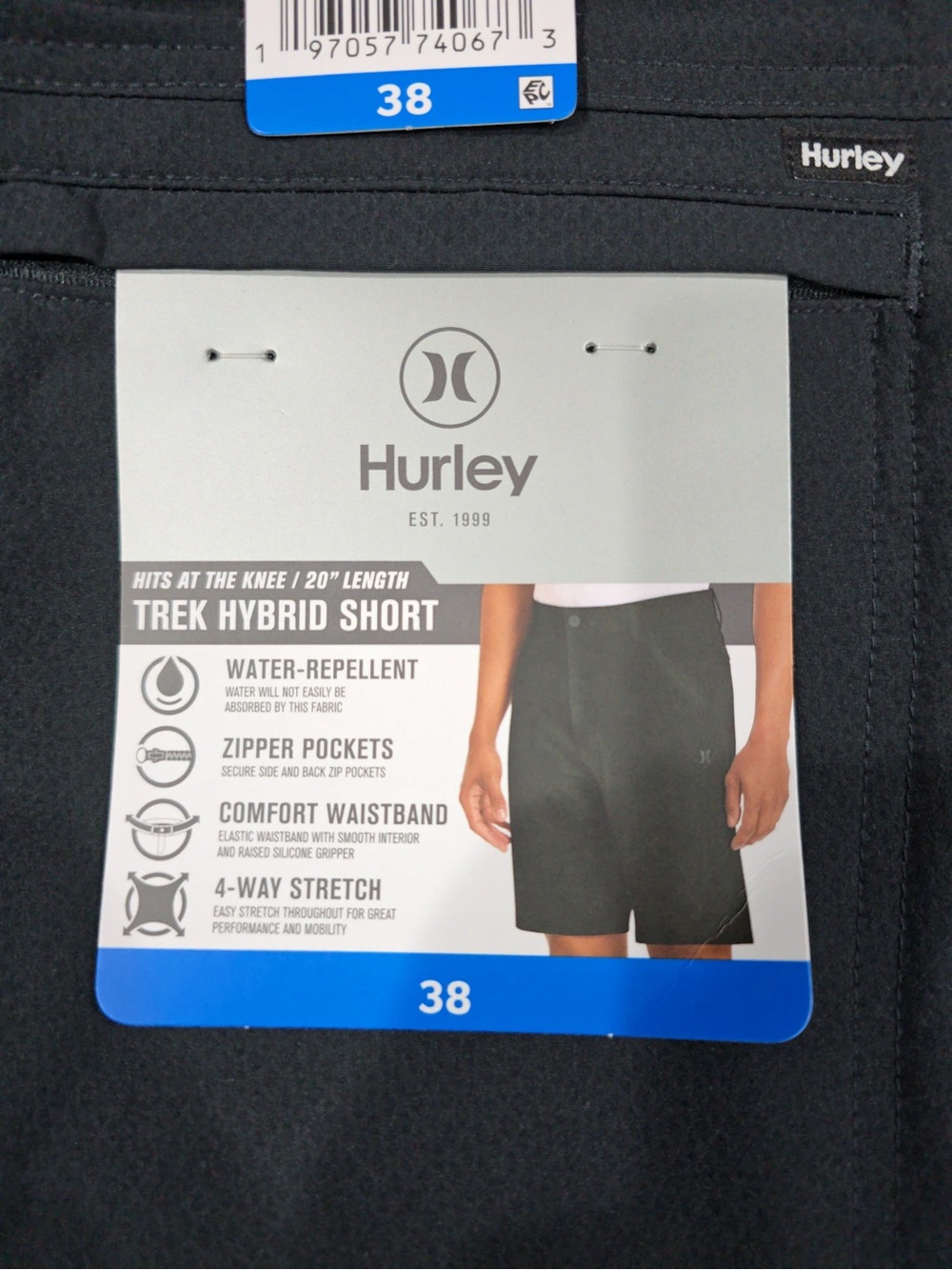 Hurley Women's Trek Hybrid Shorts — Black